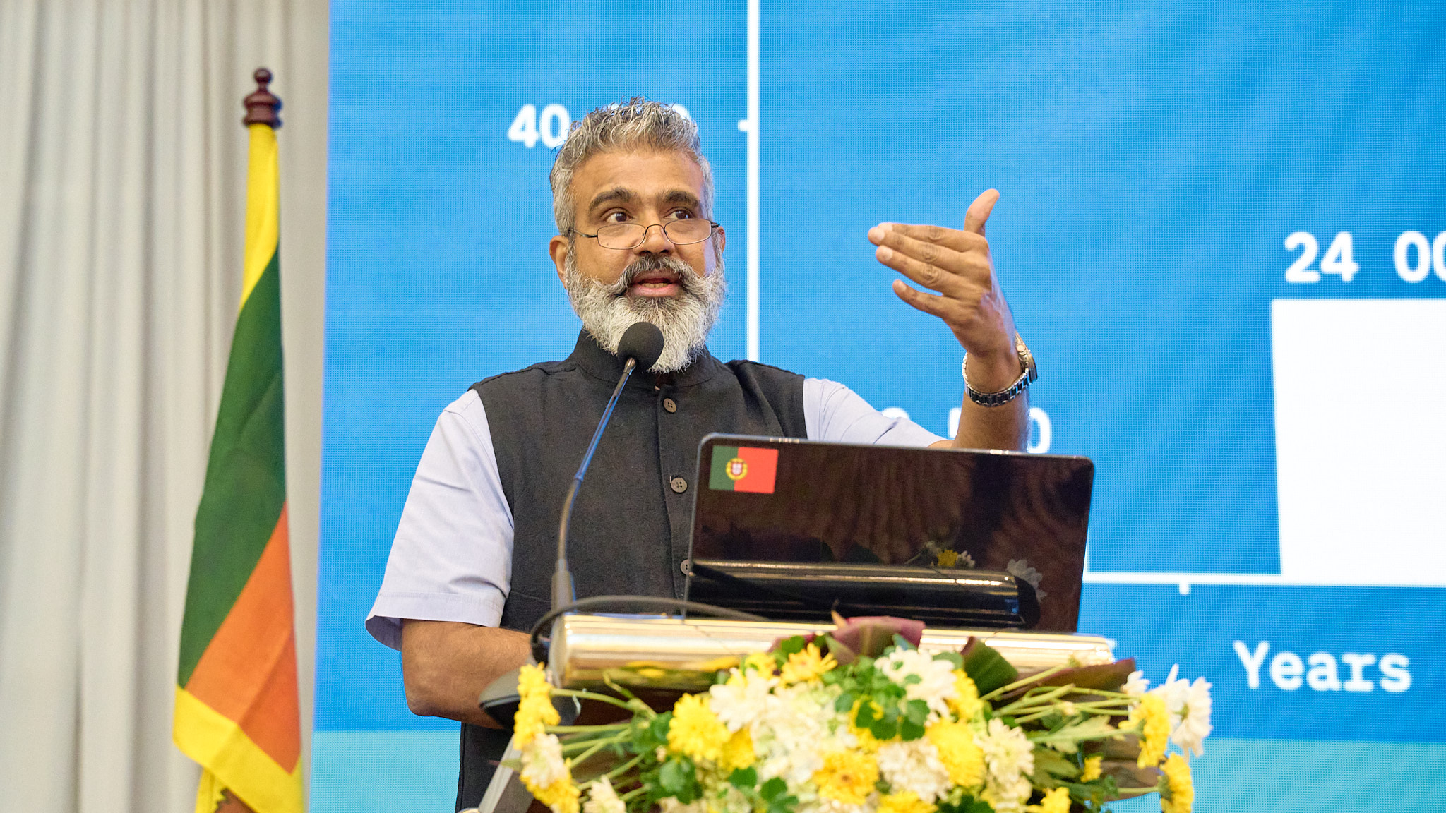 Panel member speaking